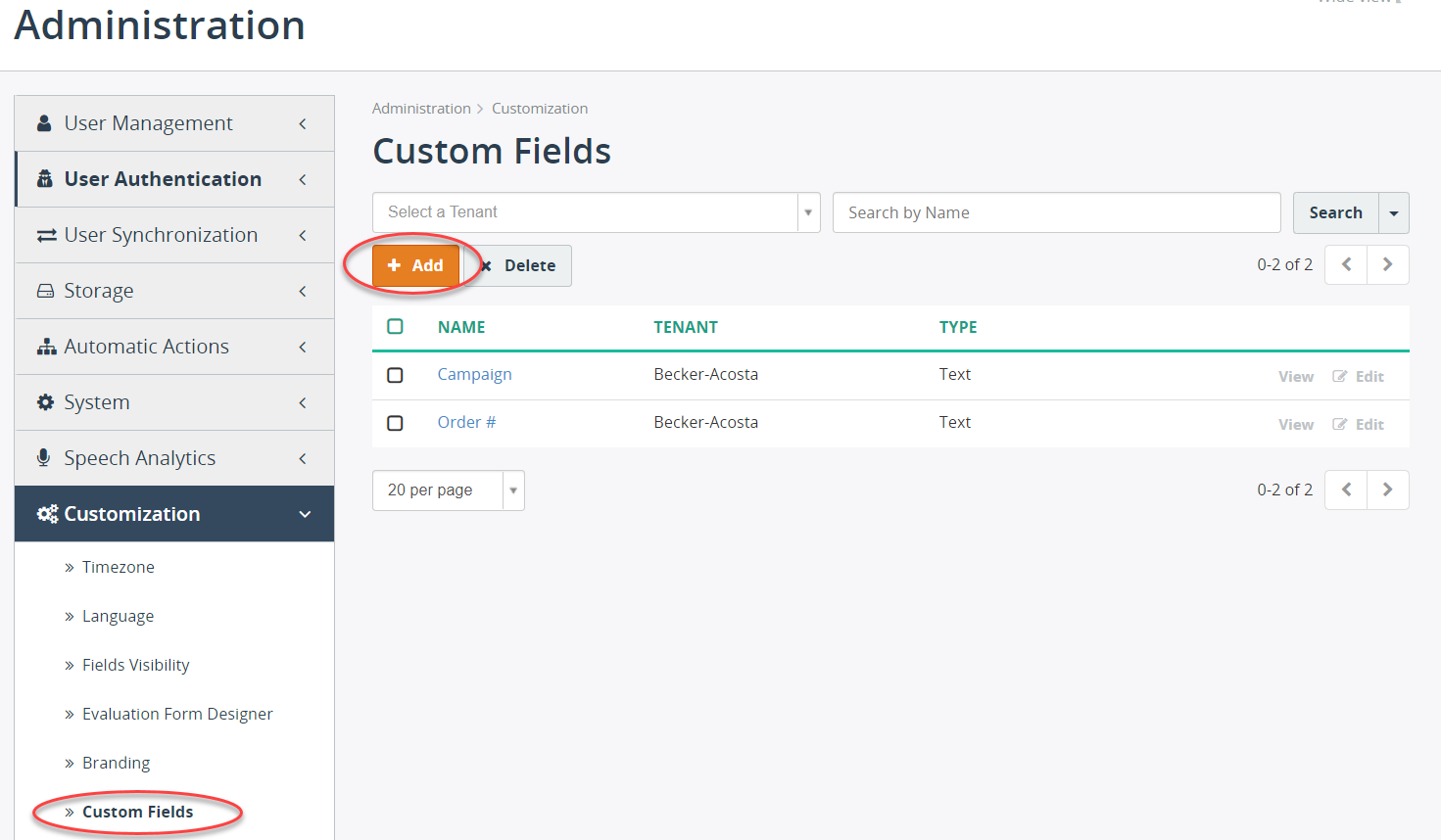 Create Custom Fields