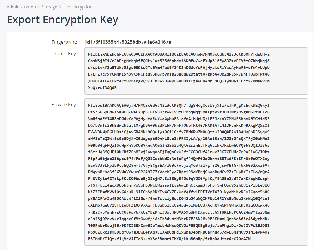 PRSA Public Keys