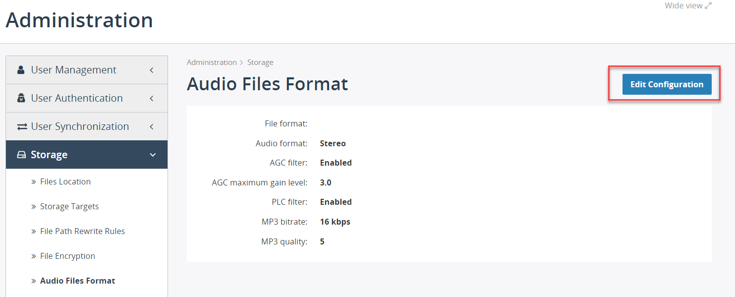 Audio Files Format