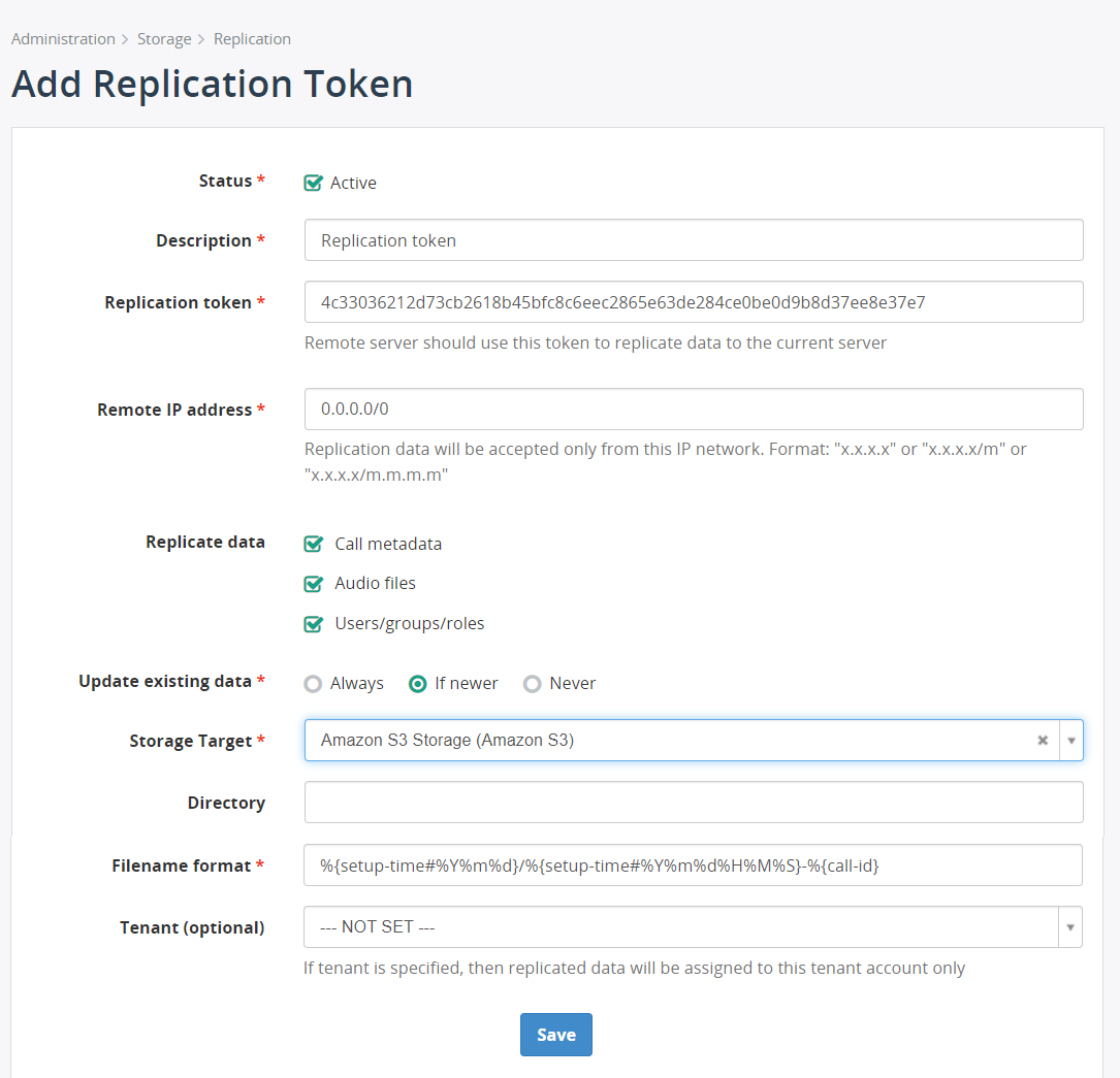 Create Token