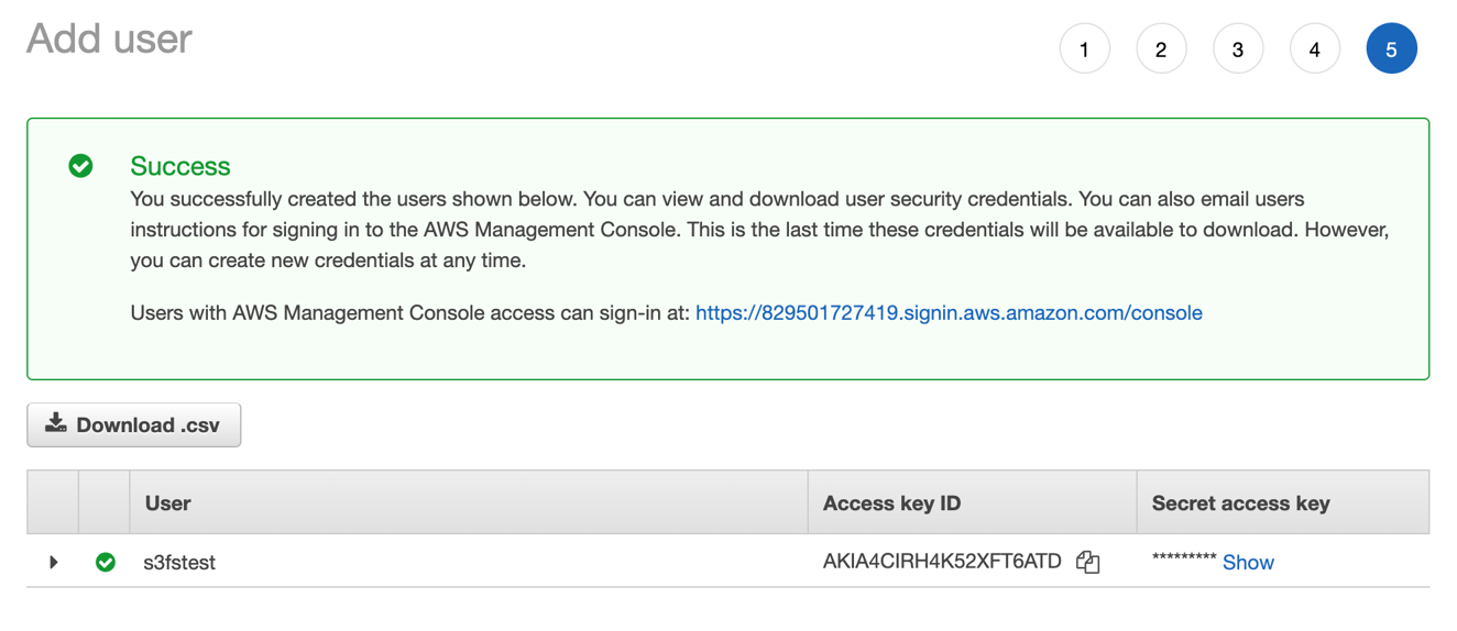 Copy Access Keys