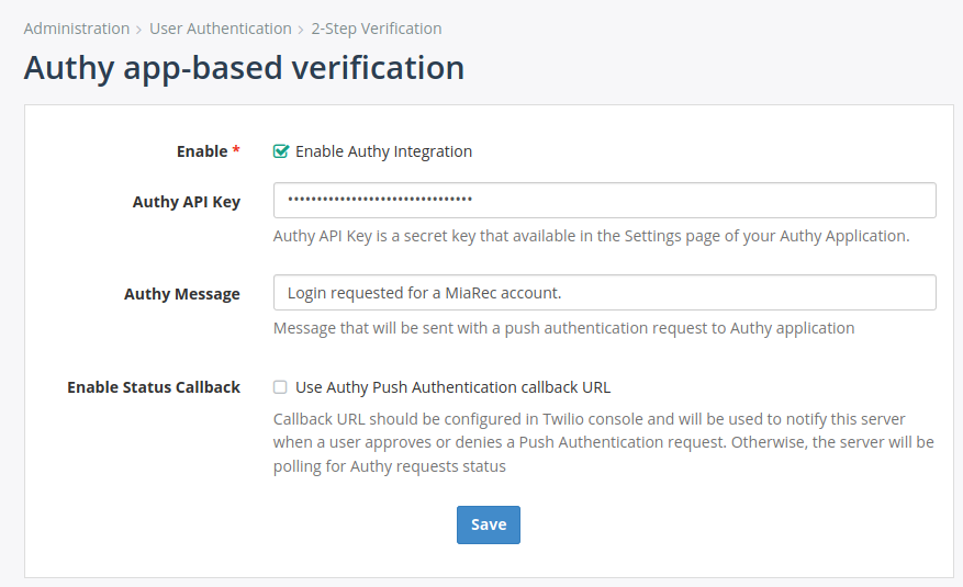 Configure Link