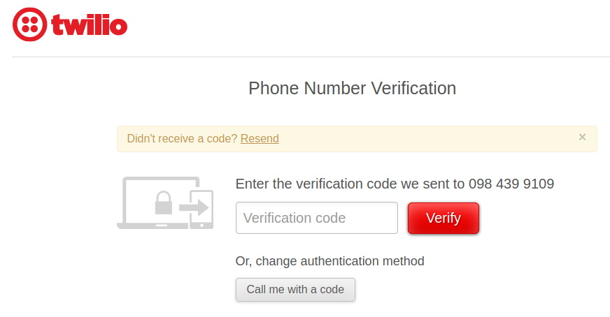 Enter Verification Code