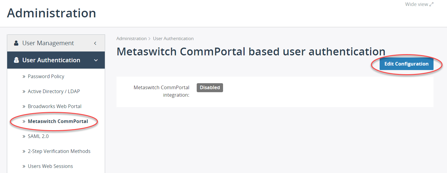 Metaswitch CommPortal