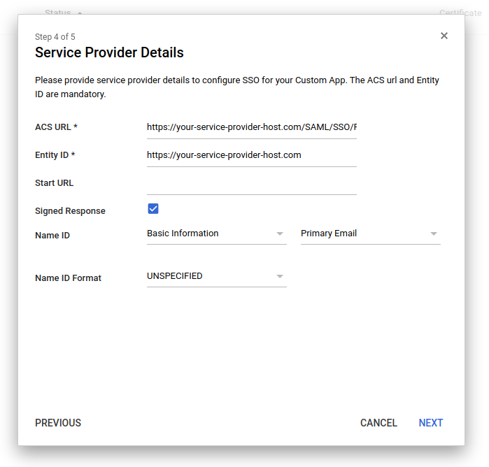 Service Provide Details