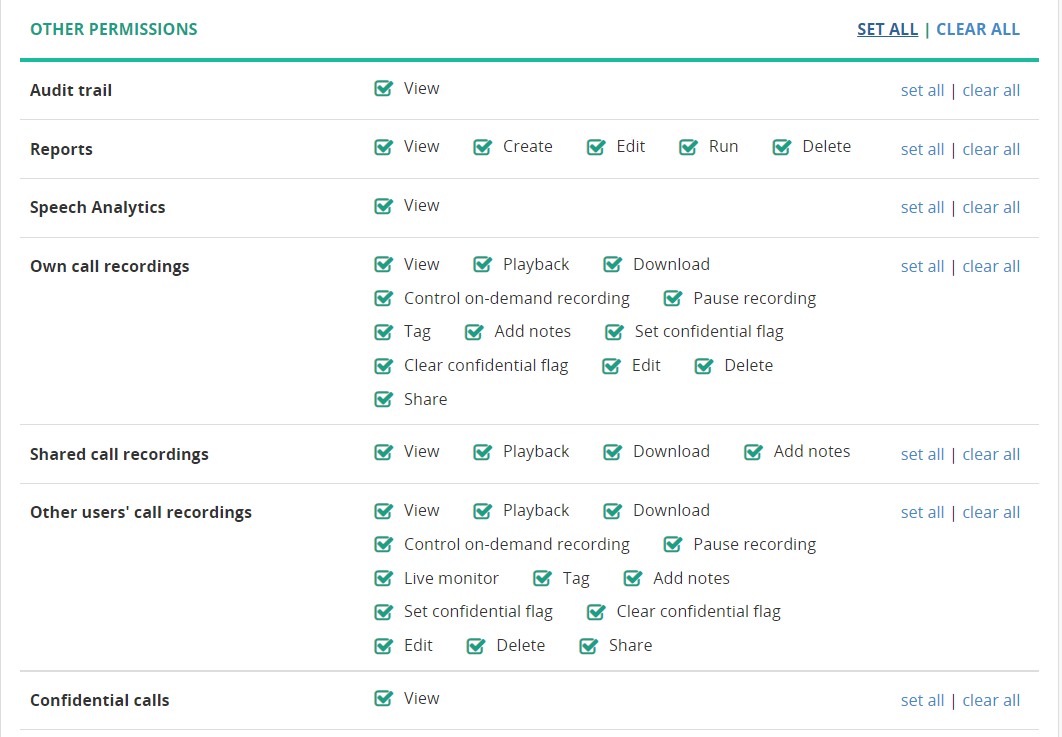 Configure Permissions