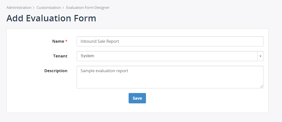 Description Field