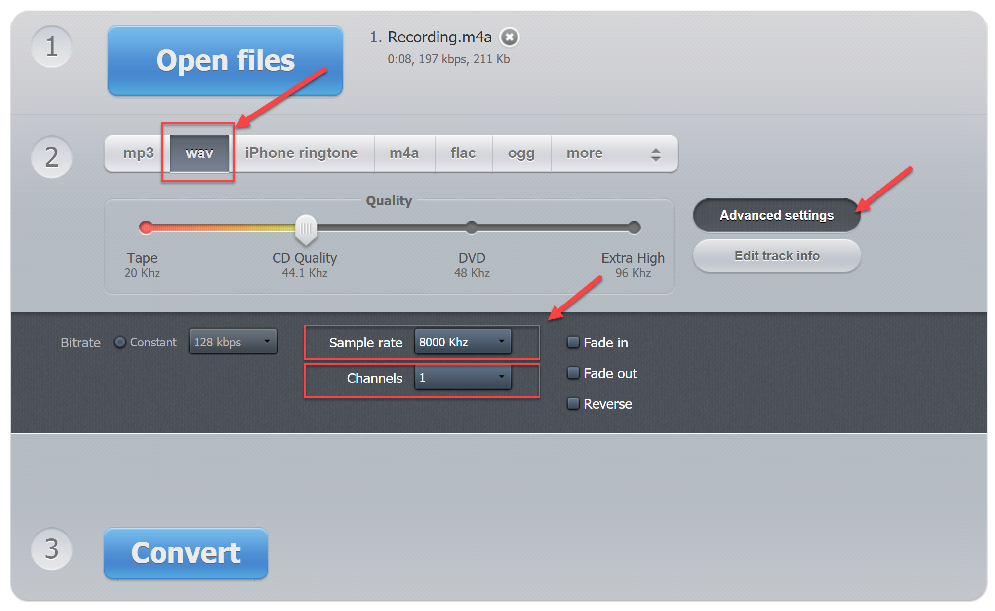 Convert Audio Files