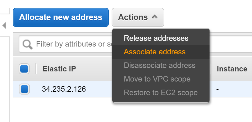 Allocate IP Address