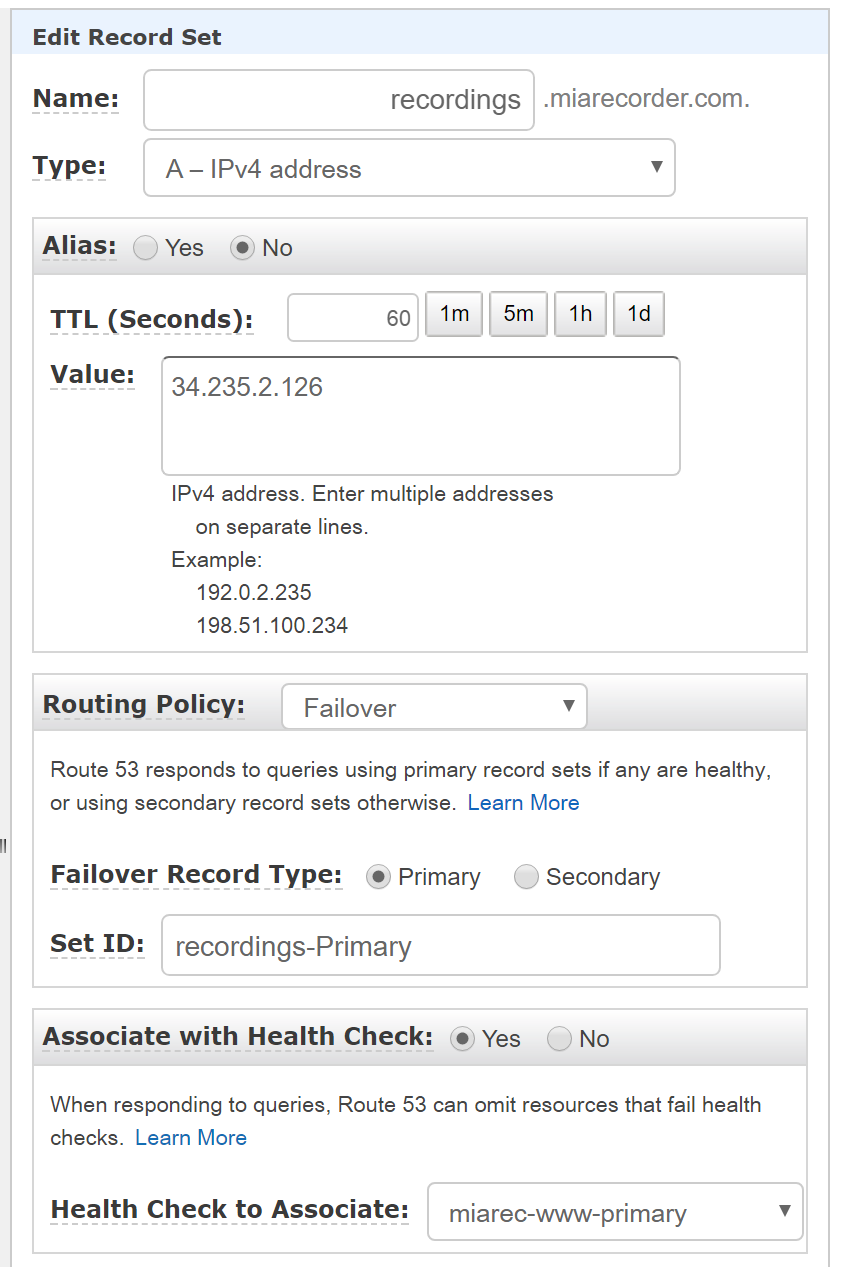 Create DNS A-Record