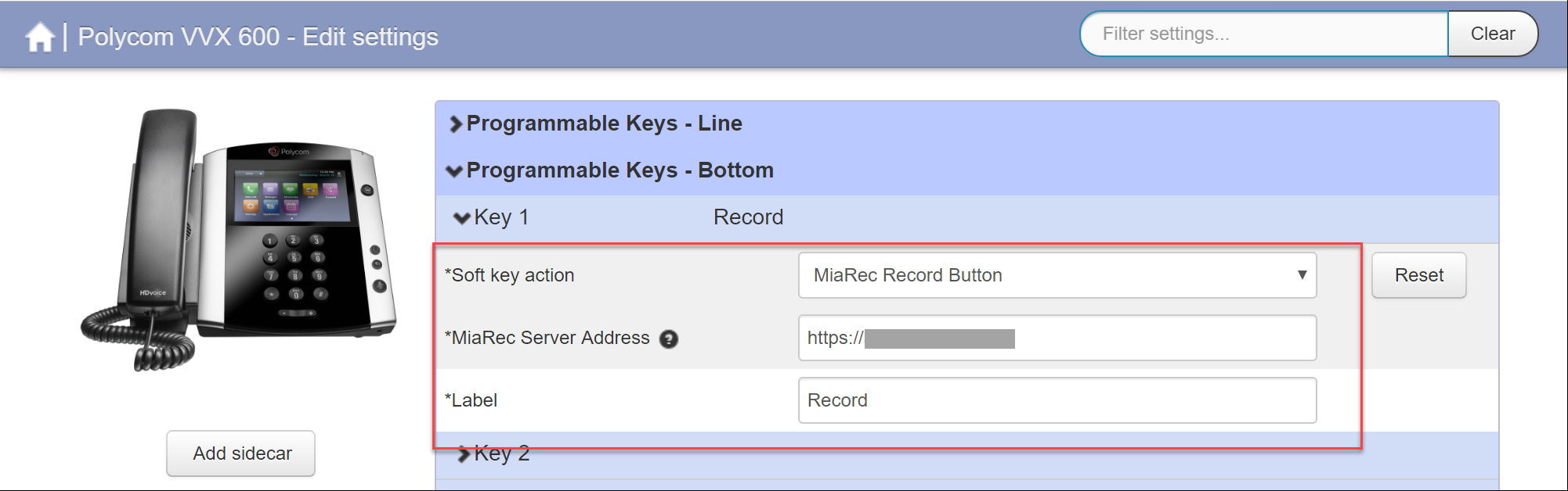 Programmable Keys