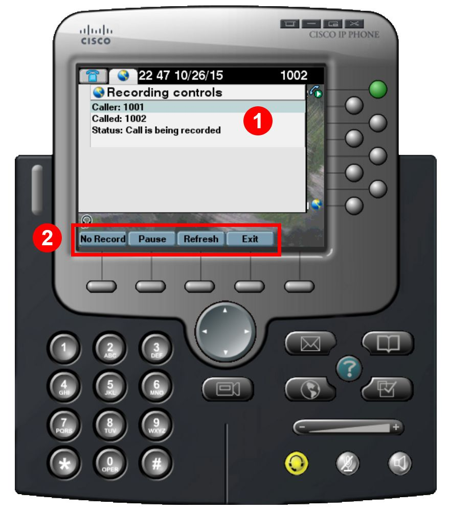 Cisco 7900 series softphone