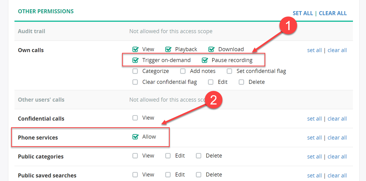 Configure Roles