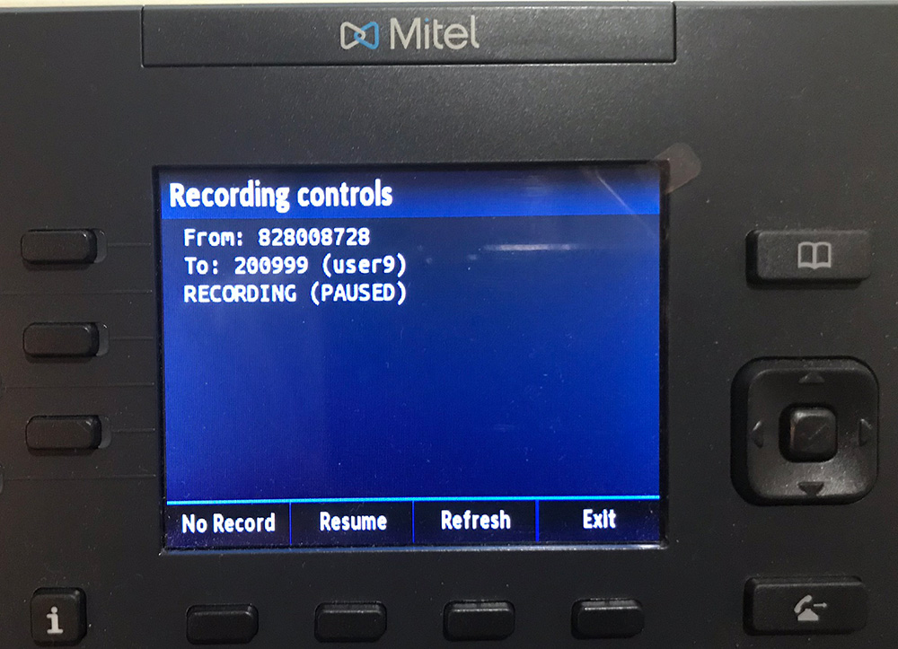 Mitel 6800i Series phone