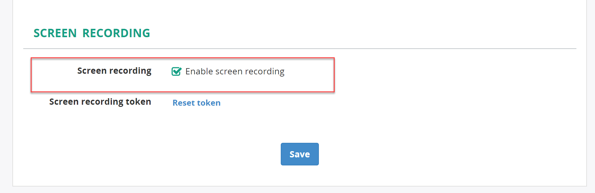 Screen Recording Multi Token